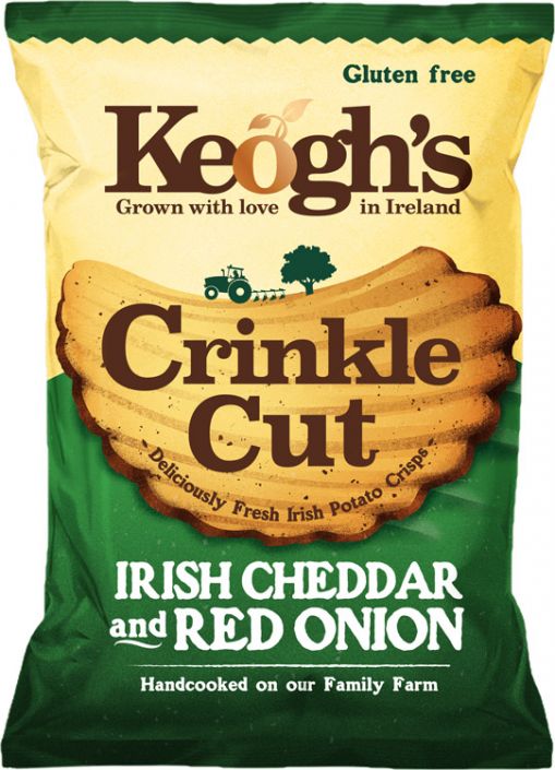 Keogh's: Crinkle Cut: Cheddar Cheese and Onion 50g (1.7oz)