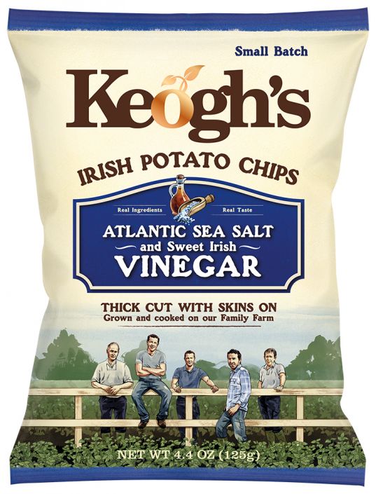 Keogh's: Sea Salt & Cider Vinegar: Large Bag 125g (4.4oz)