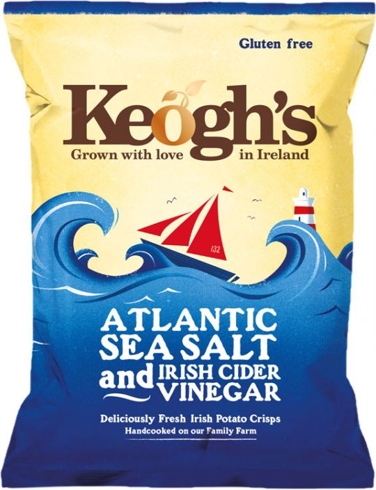 Keogh's: Atlantic Sea Salt and Sweet Irish Vinegar: Small Bag 40g