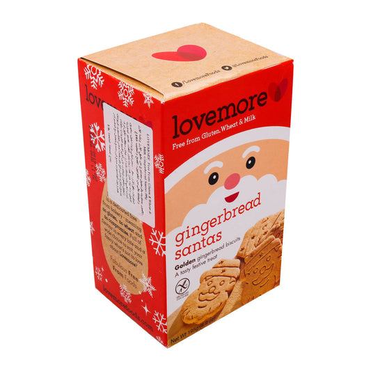 Lovemore: Gluten Free Gingerbread Santas 195g (6.9oz)