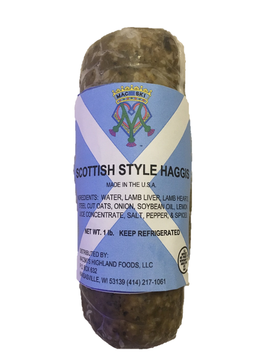 Macski's: Scottish Style Lamb Haggis: Log 454g (16oz)