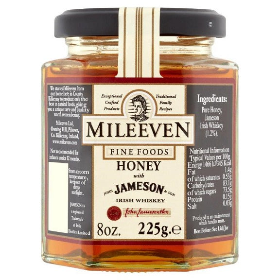Mileeven: Honey with Jameson Irish Whiskey 225g (8oz)