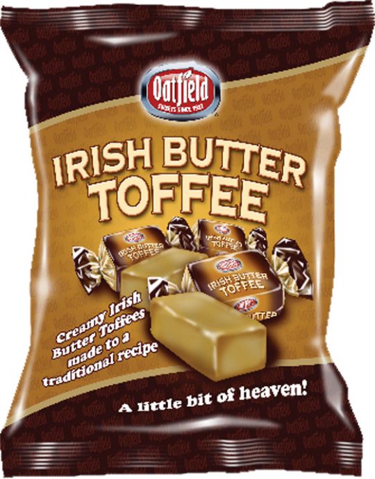 Oatfield: Irish Butter Toffee Bags 150g (5.3oz)
