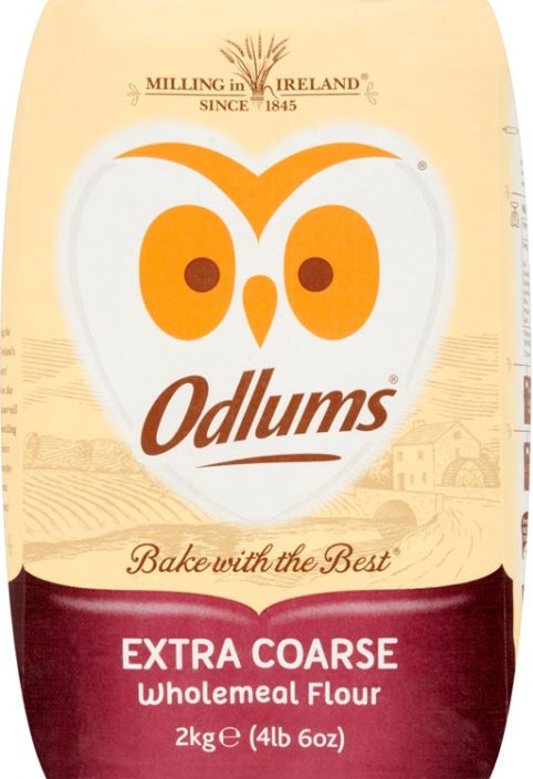 Odlums: Extra Coarse Wholemeal Flour 2kg (70.5oz)