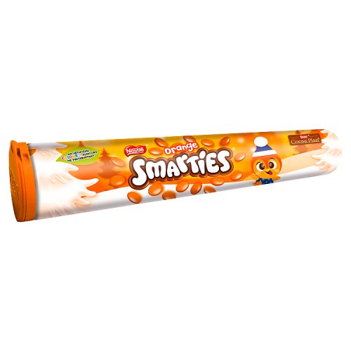 Smarties: Milk Chocolate: Orange: Giant Tube 120g (4.2oz)