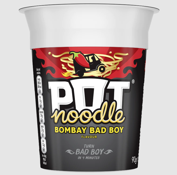 Pot Noodles: Bombay Bad Boy 90g (3.2oz)