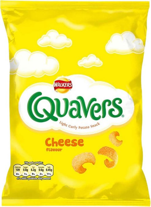 Walkers: Quavers: Cheese 20g (0.7oz) – O'Malley's European Foods