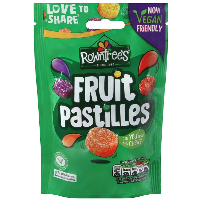 Rowntree's: Fruit Pastilles Pouch 143g (5oz)