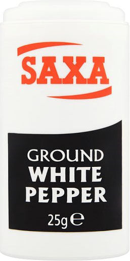 Saxa: Ground White Pepper 25g (0.9oz)