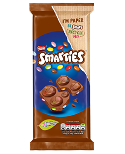 Smarties: Milk Chocolate Bar 90g (3.2oz)