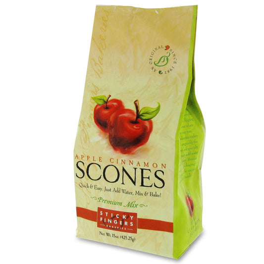 Sticky Fingers Bakeries: Apple Cinnamon Scone Mix 454g (16oz)