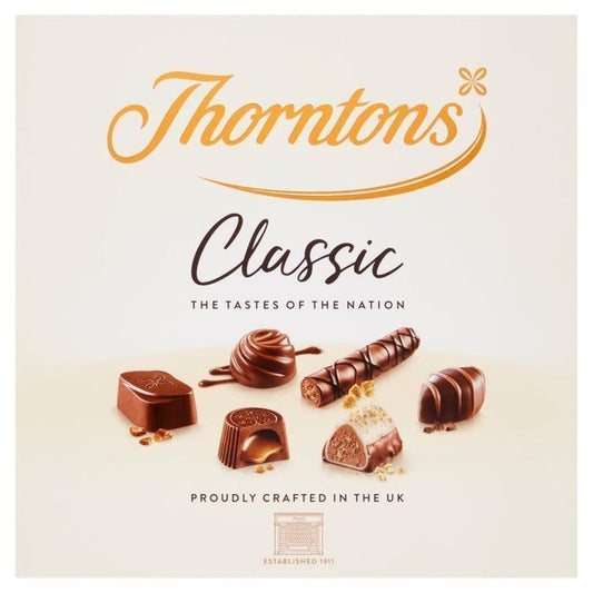 Thorntons: Classic: Assorted Chocolates Collection 262g (9.2oz) EXPIRED February 2024