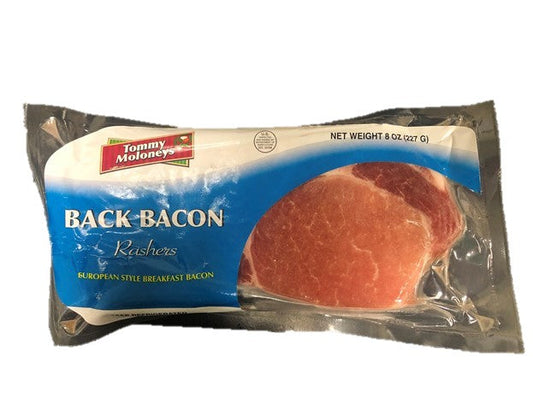 Tommy Moloney's: Back Bacon Rashers 228g (8oz)