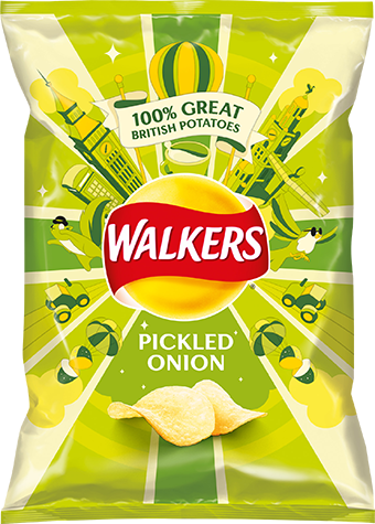 Walkers: Pickled Onion 32.5g (1.1oz)