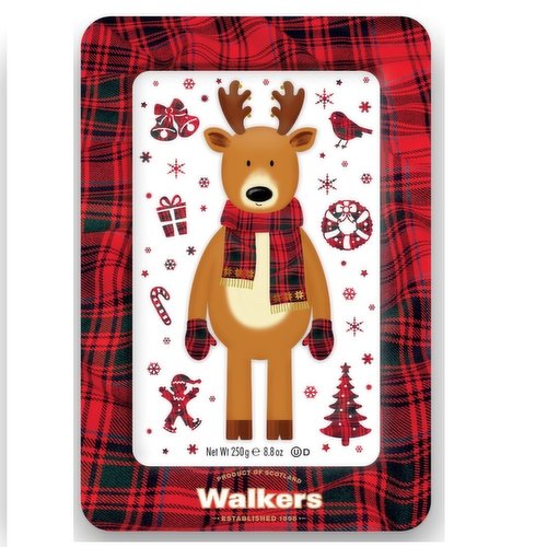 Walkers: Reindeer Shortbread Tin 250g (8.8oz)