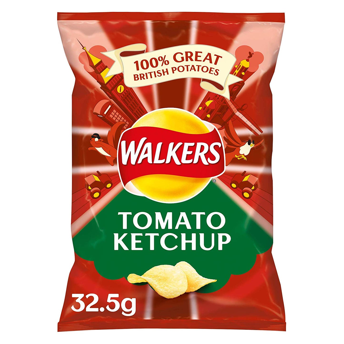 Walkers: Tomato Ketchup 32.5g (1.14oz)