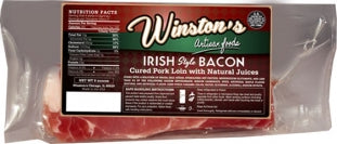 Winston's: Irish Style Bacon 454g (16oz)