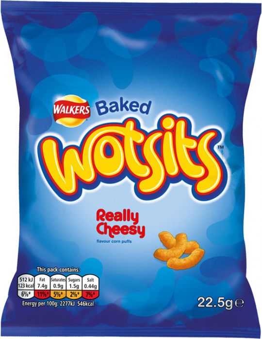 Walkers: Wotsits: Cheese 22.5g (0.8oz)