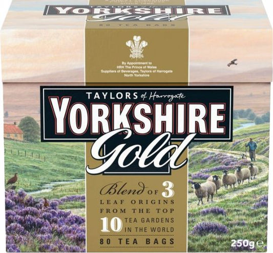 Yorkshire Tea: Gold: 80 Bags 250g (8.8oz)